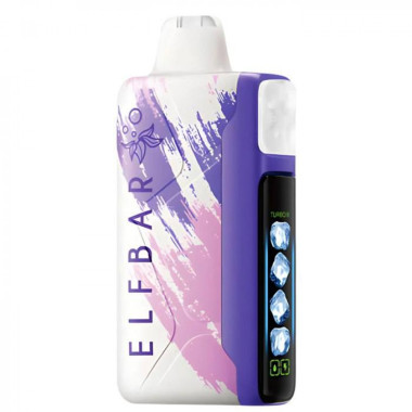 Электронная сигарета ElfBar Ice King 30000 Черника Малина Лёд