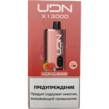Электронная сигарета UDN X 13000 Ледяной Розовый Помело Электронная сигарета UDN X 13000 Ледяной Розовый Помело