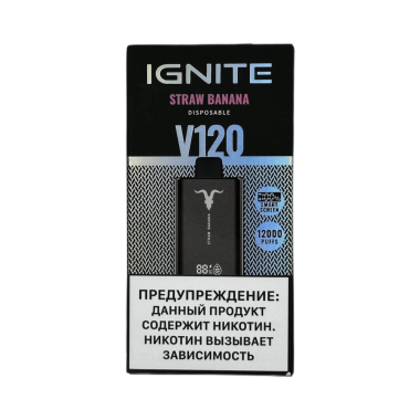 IGNITE V 120 12000 Клубника банан IGNITE V 120 12000 Клубника банан
