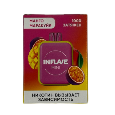 INFLAVE MINI 1000 Манго маракуйя INFLAVE MINI 1000 Манго маракуйя