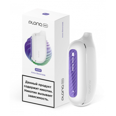 Plonq MAX 6000 Алоэ, Виноград Plonq MAX 6000 Алоэ, Виноград
