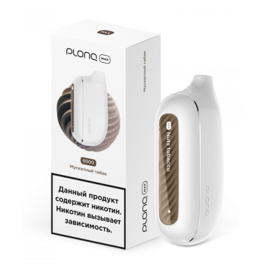Plonq MAX 6000 Мускатный Табак Plonq MAX 6000 Мускатный Табак